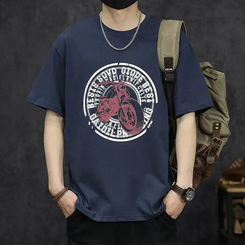 هو أن طائر يرتدي قبعة صغيرة Kpop شيطان الصيادين القطن تي شيرت الرجال الصيف تي شيرت س الرقبة الهبي تي شيرت بلايز كبيرة الحجم