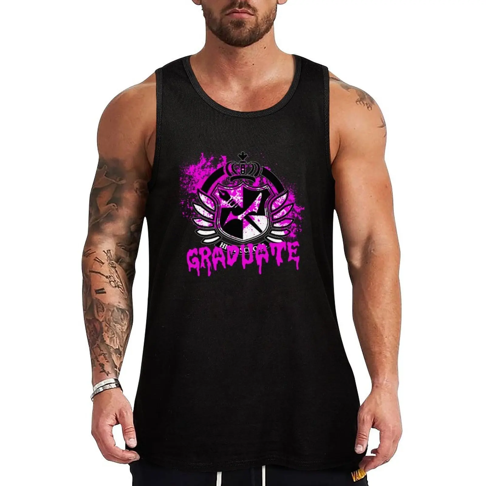 

DanganRonpa - Graduate of Hope's Peak Tank Top Stretch Fabric Tank Top Flexible Comfort Sleeveless