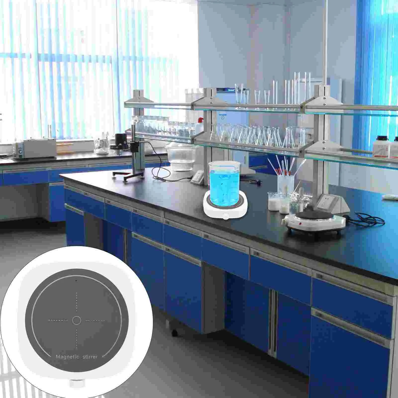 Mini Magnetic Stirrer Portable Lab Stirring Apparatus Small Laboratory Mixer Tool With Powerful Motor 1000Ml