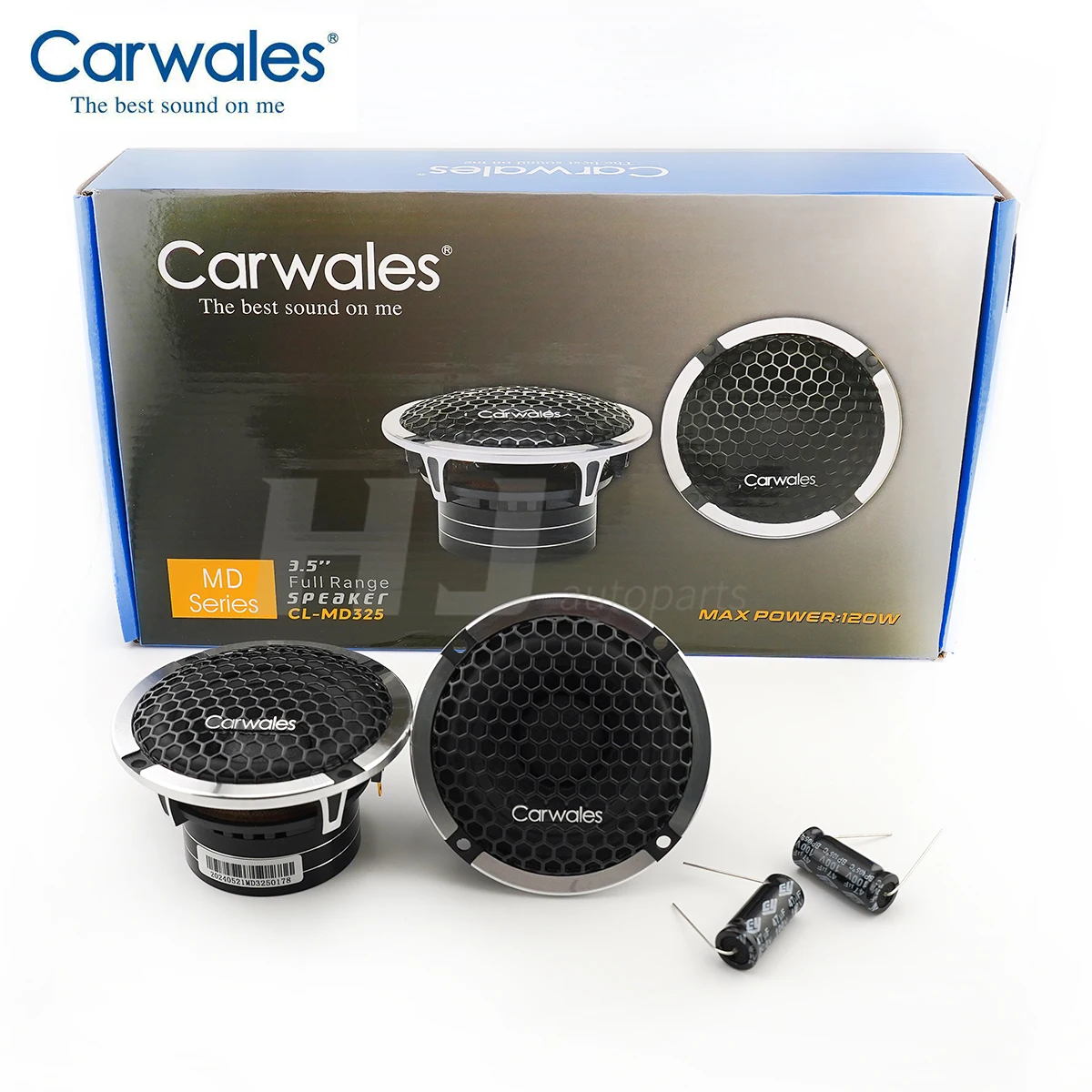 

2pcs 3.5 Inch Midrange Speaker 120W Rms Power Car 3.5" Audio Sound System Mid Speaker Audio Horn High Fidelity Pure Vocal Horn