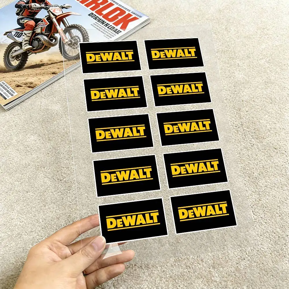 Aufkleber für DEWALT Moto, Aufkleber für Karosserie, Stoßstange, Fenster, Motorrad, Laptop, Wände, Vinyl-Aufkleber, Auto-Tuning-Zubehör