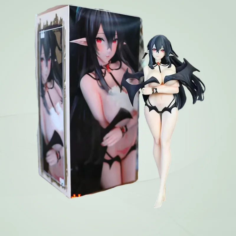 

Generic Anime Succubus Elf Girl Figure Standing Pose Red Eye Demon Collectible Model 26cm Pvc Desktop Decoration For Anime Fans