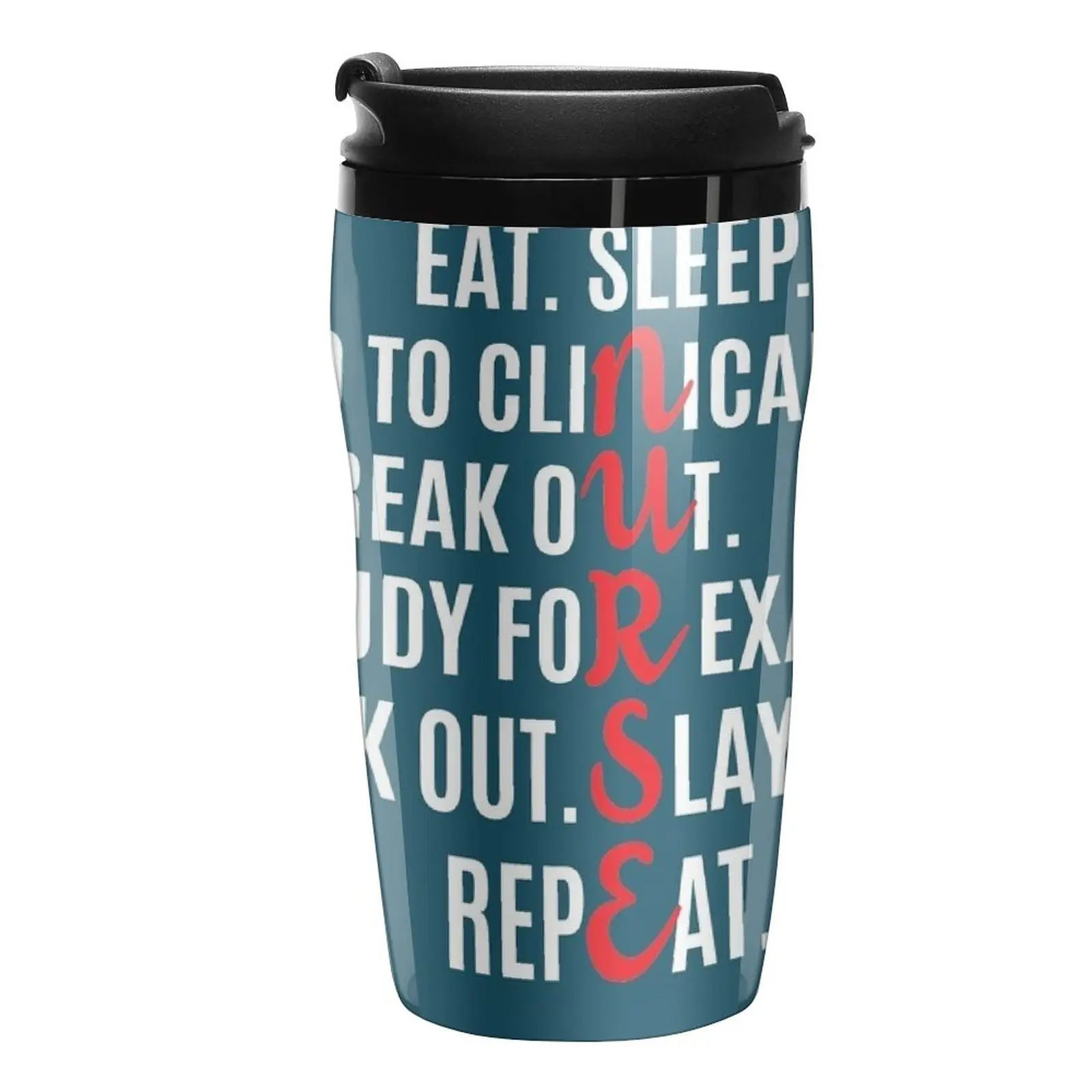 

New Funny Nurse Eat Sleep Go To Clinicals Travel Coffee Mug Beautiful Tea Cups Pretty Coffee Cup Sets Of Te And Coffee Cups