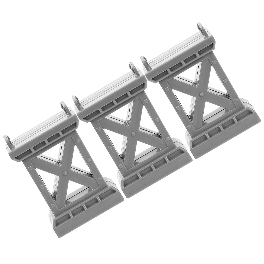 Train Track Accessories Pier DIY Bridge Model Toy Cranky The Crane Grey Decorative