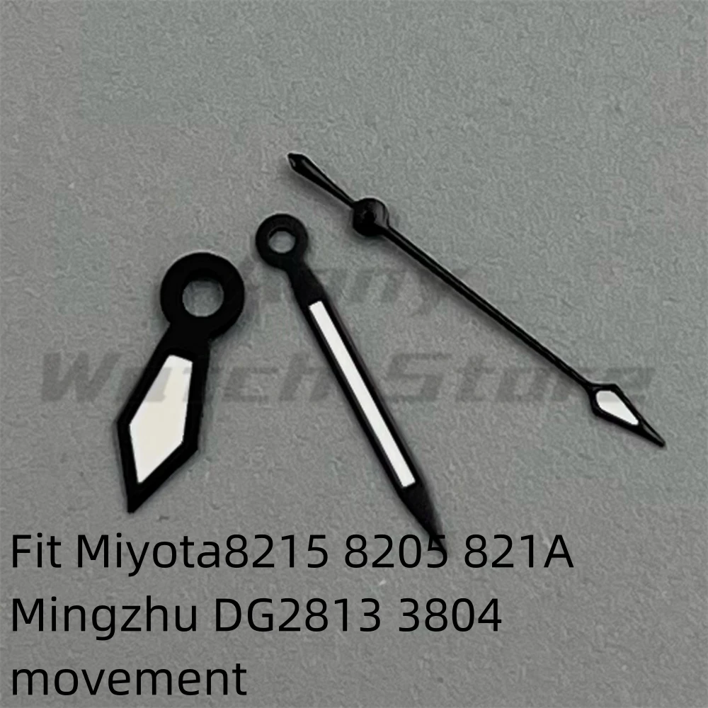 Silver Black Yellow Red Watch Hands Luminous Fit NH35 NH36 ETA 2824 2836 Miyota8215 8205 821AMingzhu DG2813 3804 PT5000 Movement image 3