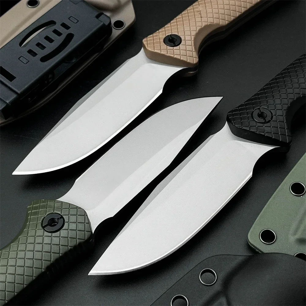 Model 0004 Outdoor Fixed‑Blade Knife, Full‑Tang 8Cr13Mov Steel Blade for Hunting Camping Survival Utility Cutting Tool