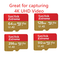 SD Card for GoPro HERO 12 11 10 9 8 BLACK / Max GoPro Accessories 64GB / 128GB / 256GB / 512GB SD Card Card reader