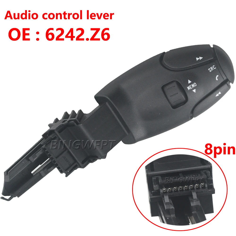 Steering Stock Switch Radio Operation For Peugeot 301 307 308 407 5008 607 6242.Z6 6242Z6