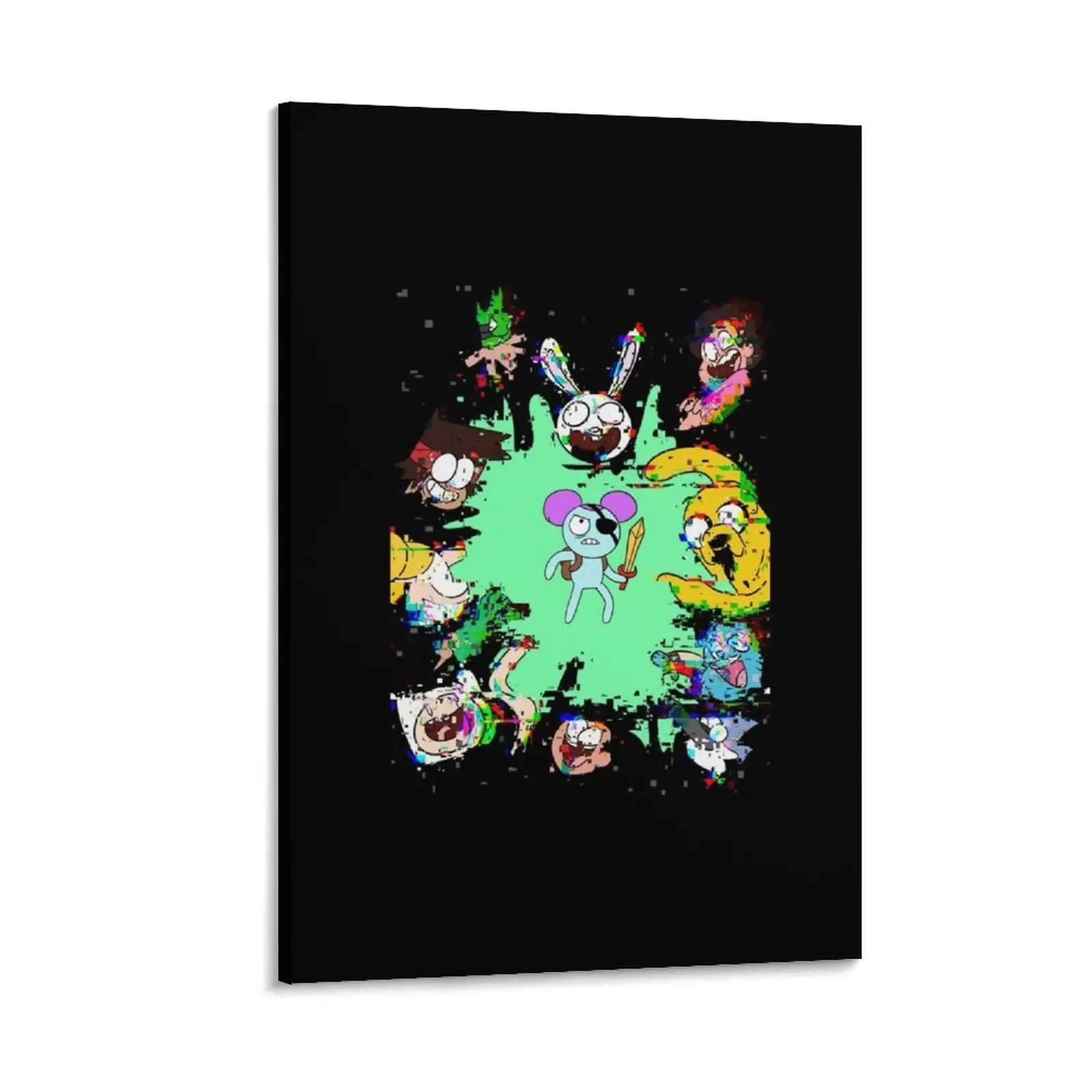 

Pibby Apocalypse Cartoon Artwork Canvas Painting posters for wall japanese room decor Wall decoration poster anime poster