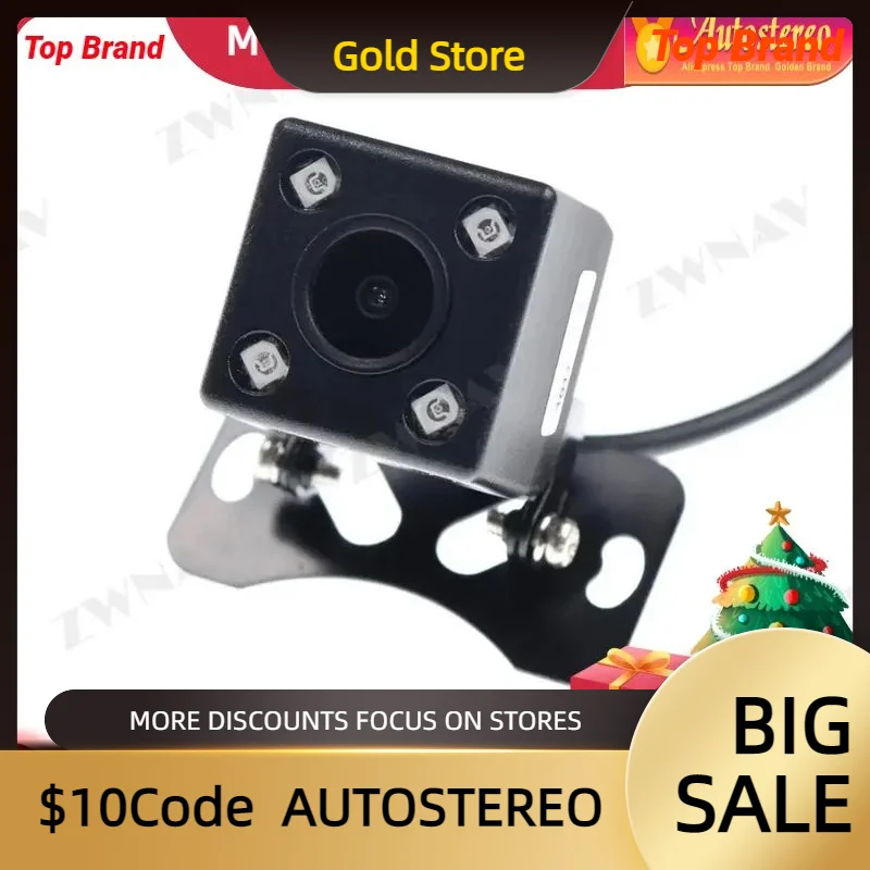 Android HD Car Universal Reverse Camera HD CCD Car Number Plate Licence Light Back Lamp Night Version Backup Rear View Reverse