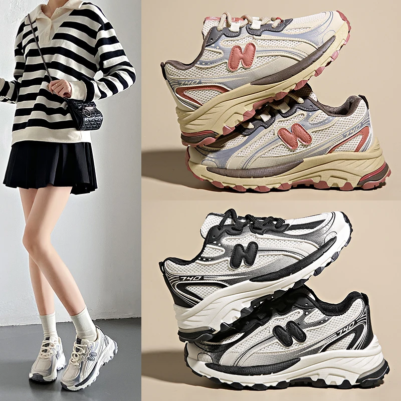 

Women Shoes 2025 New Autumn Trendy Brand Torre Female Thick Sole Increased Casual Flow Reflective Sports Running Trendy Shoes