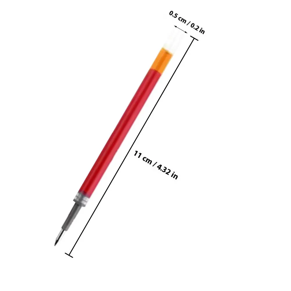 150Pcs Professional Gel Pen Refills Fine Point No Ink Leakage Exquisite Tip Easy Function for Students Office