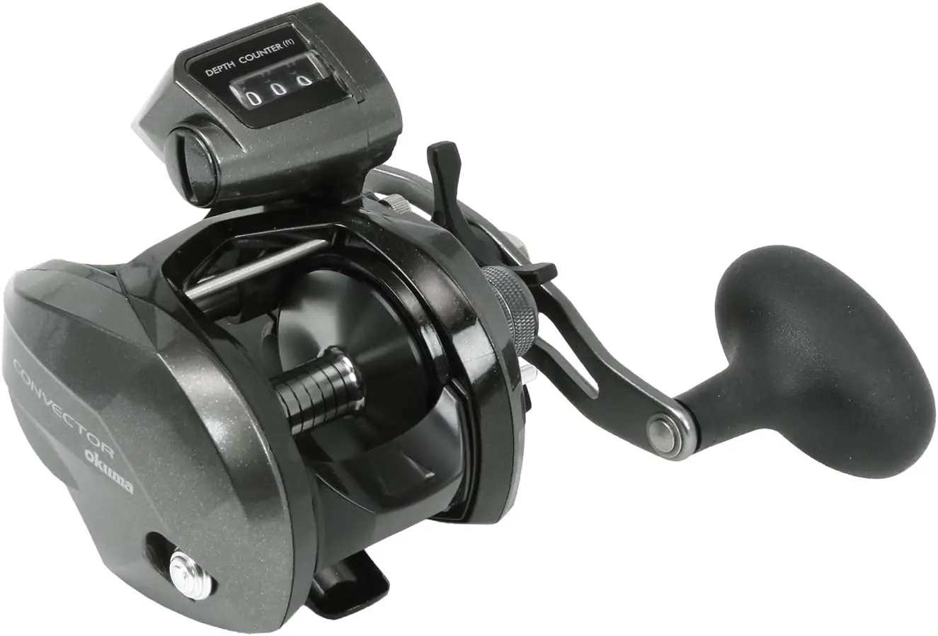 Convector Low Profile Line Counter Graphite Frame Trolling Reel