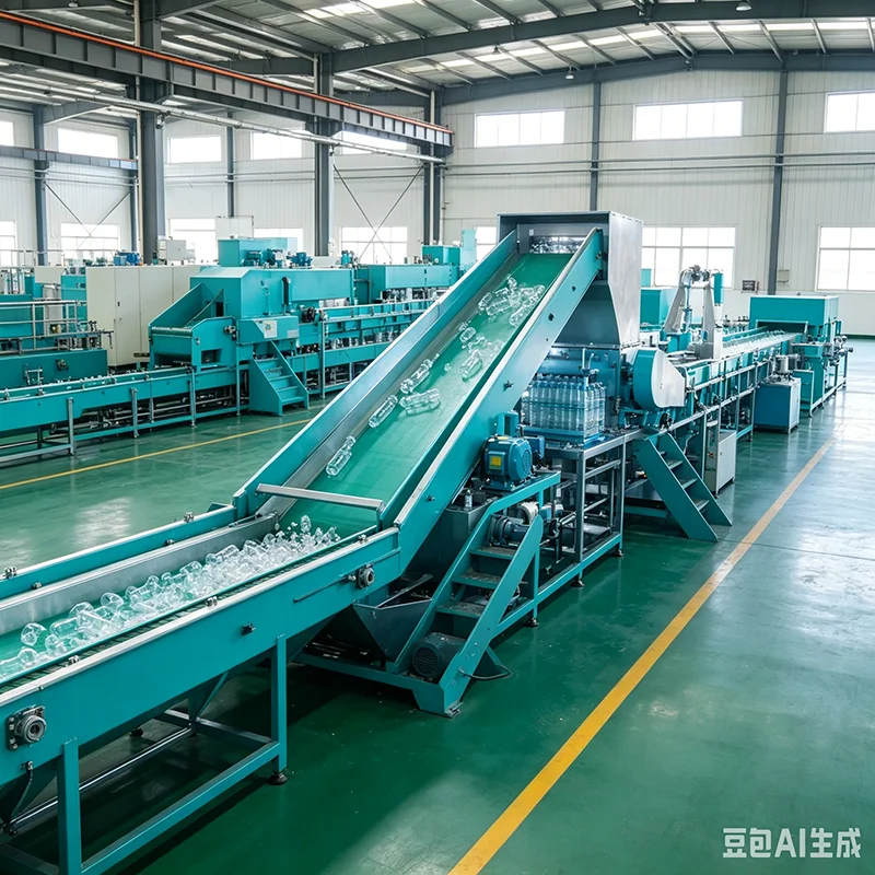 Multi-function PET bottle washing recycling line PET Bottle PP PE Film Mixed Material Recycling Washing Line