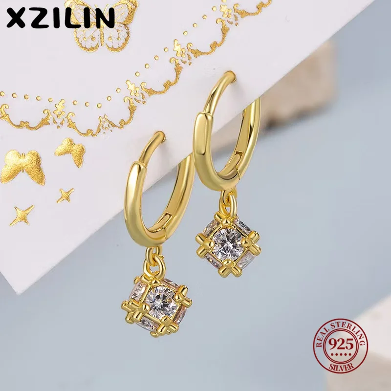 

XZiLin S925 Silver Inlaid Rhinestone Pearl Stud Earrings Women Personality Fashion Unique Design Earrings Wedding Jewelry Gift