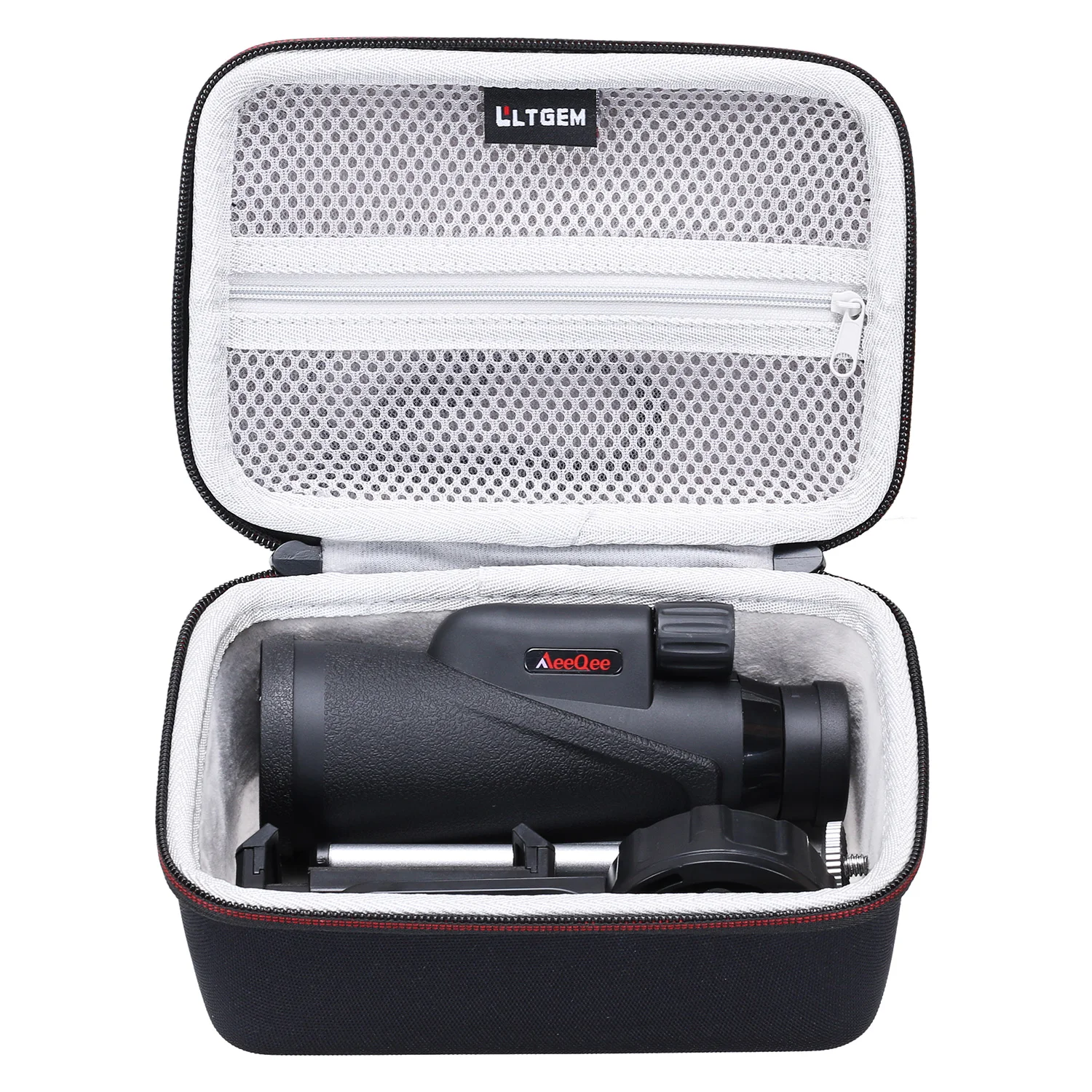 

Монокулярный телескоп чехол-LTGEM, Жесткий Телефон для 12x50 HD с двойным фокусом и низким ночным видением, водонепроницаемые прицелы высокой мощности