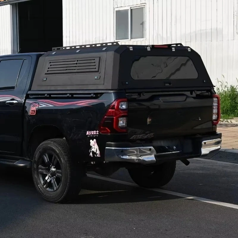 High Quality Auto Parts Locking Waterproof Aluminum Hard Pickup Truck Topper Modification Parts 4