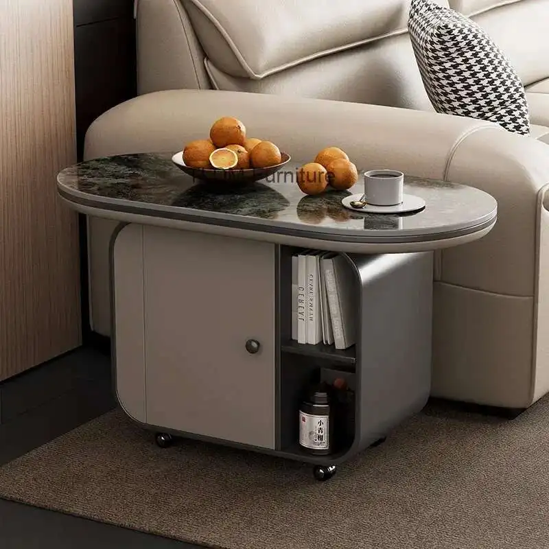 

Italian Delicacy Coffee Table Simple Modern Elegant Trendy Side Table Mobile Exquisite Mesa De Centro Sala Living Room Furniture