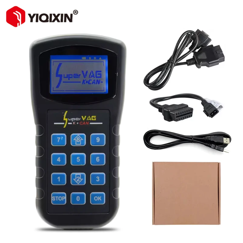 Super For VAG K+CAN Plus 4.8 OBD2 Diagnostic Tool Read Security Access Code Key Programmer Airbag Reset Tool For Audi VW Skoda