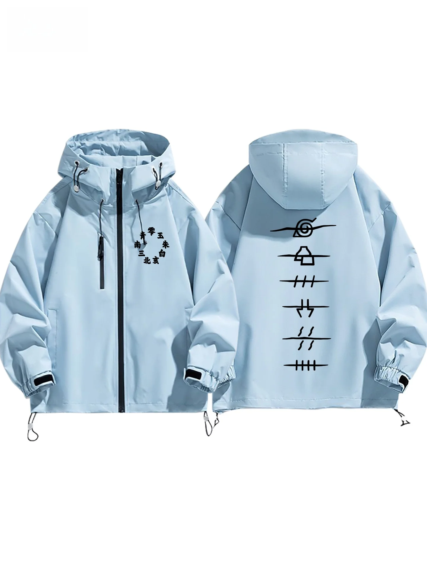 Loose Casual  Anime Cartoon Outerwear Jaet Zipper Decoration Polyester Fiber Casual Leisure Coat Spring Autumn