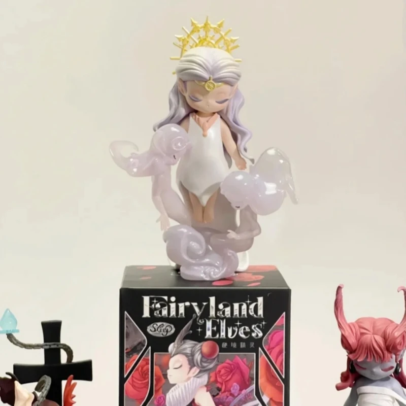 النوم أرض الخيال والجان سلسلة صندوق أعمى التماثيل العصرية مع دمى لطيف حولهم تحصيل لعبة سطح المكتب الديكور هدية #4