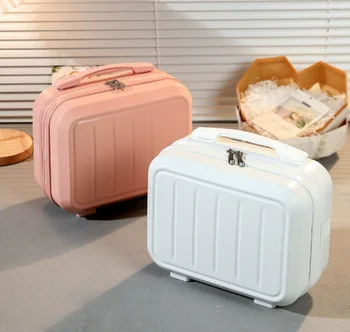 Belbello Mini valigia da donna carina valigia per trucco per bambini borsa per trucco con borsa trolley regalo