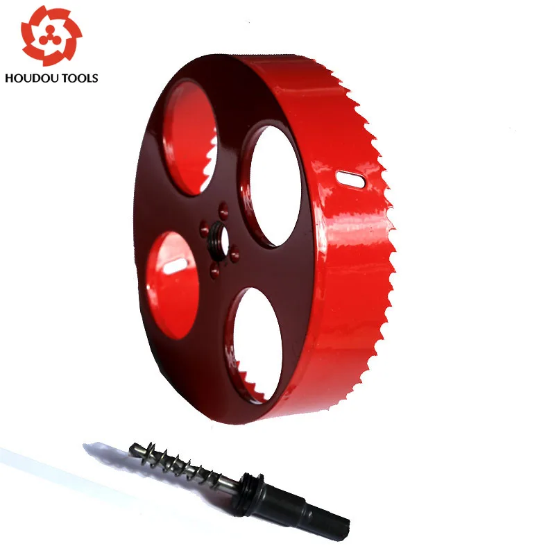 Cost Sale Universal Hole Saw 260-300mm M42 Bi-Metal Hole Saw Steel Iron Wood Plastic Hole Opener Underreamer Pipeline Perforator