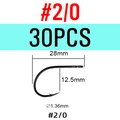 30PCS Size 2-0