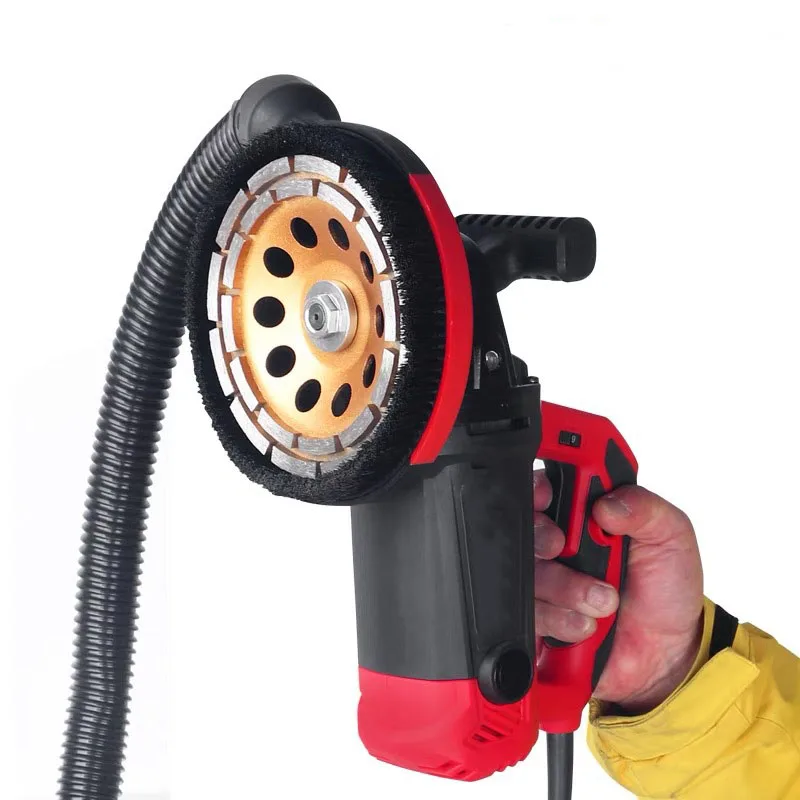 

Безпылевая шлифовальная машина для стен, шлифовка бетона, шлифовальная машина для пола, мелкий строгальный станок, 220 В