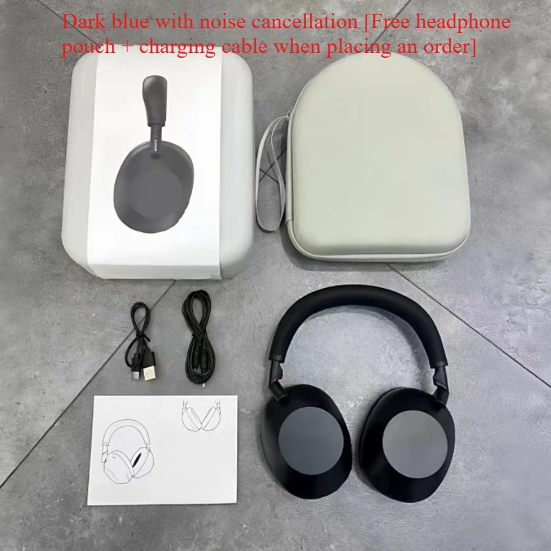 Casque sans fil Bluetooth intelligent à réduction de bruit WH-1000XM6 pour Sony Android Apple (accessoire audio)