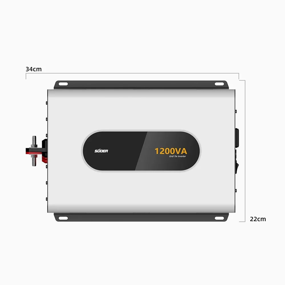 

1200 Watt Handle Display Single Output Solar Grid Tie Inverter With CT Sensor