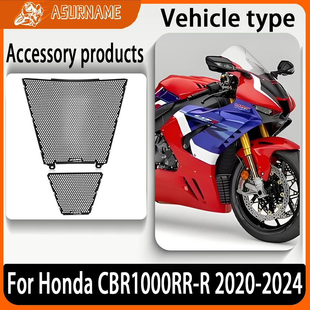 

For Honda CBR1000RR-R CBR1000RR R 2020-2024 Motorcycle ALUMINIUM Radiator Guard Grille Cover Protector Protective Grill