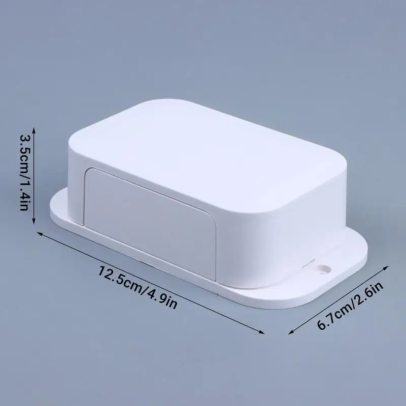 [New] 1/3/5PCS Desktop Wifi Project Box ABS Plastic Instrument Enclosure Case Abs Junction Box Router Shell Converter Enclosure