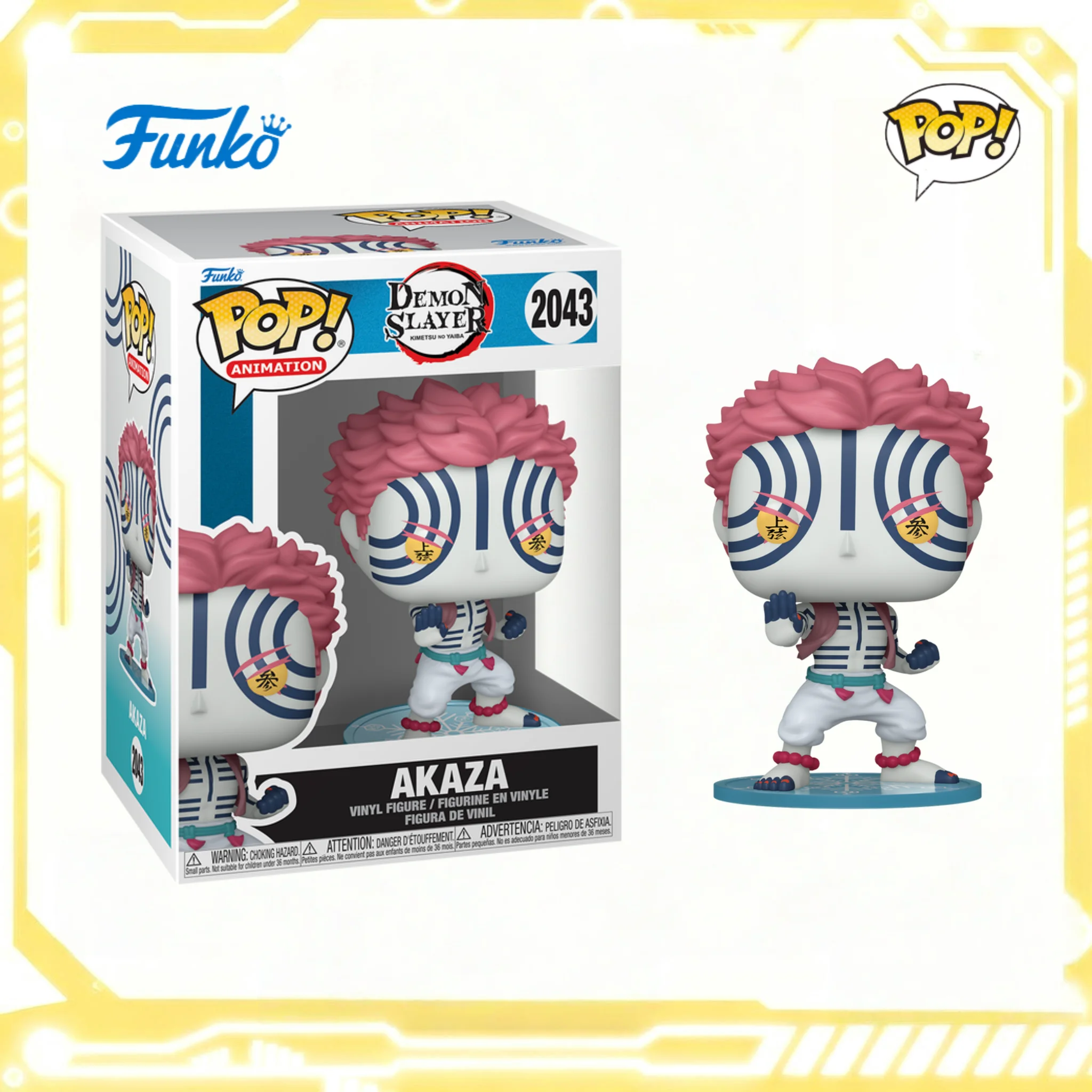 

Убийца демонов Аказа # Фигурка Funko Pop, оригинальная ограниченная серия Kimetsu no Yaiba, коллекционные фигурки украшений, игрушка в подарок для фанатов