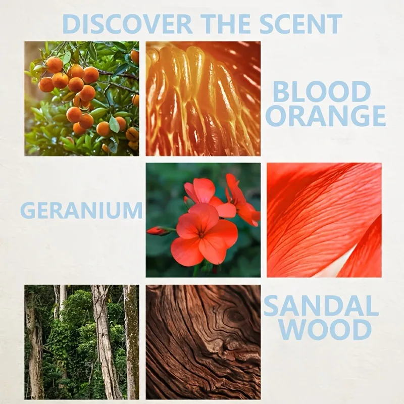 Blazing Orange Citadel 50ml (1.7 FL.OZ) Męska woda perfumowana, długotrwały, świeży zapach w sprayu z krewną pomarańczą i bursztynem, prezent dla Vale