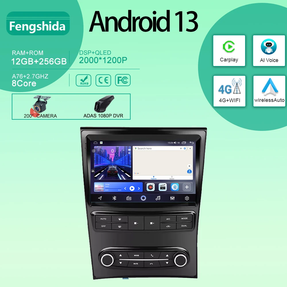 

Android For Lexus IS/GS300 1999-2004 Car Radio GPS Navigation Multimedia Stereo Head Unit Player Carplay QLED WIFI No 2 din DVD