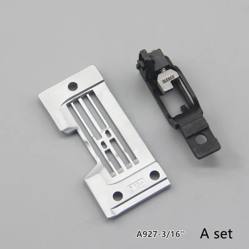 Brother 927 Needle Plate Feed Dog guage set high quality For Thick Materials industrial sewing machine spare parts