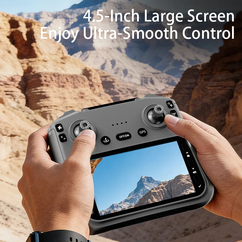 Lenovo G500 GPS Foldable Drone Large Screen Dual Camera Optical Flow Obstacle Avoidance Long Range 5G WiFi FPV Aerial Quadcopter view 3