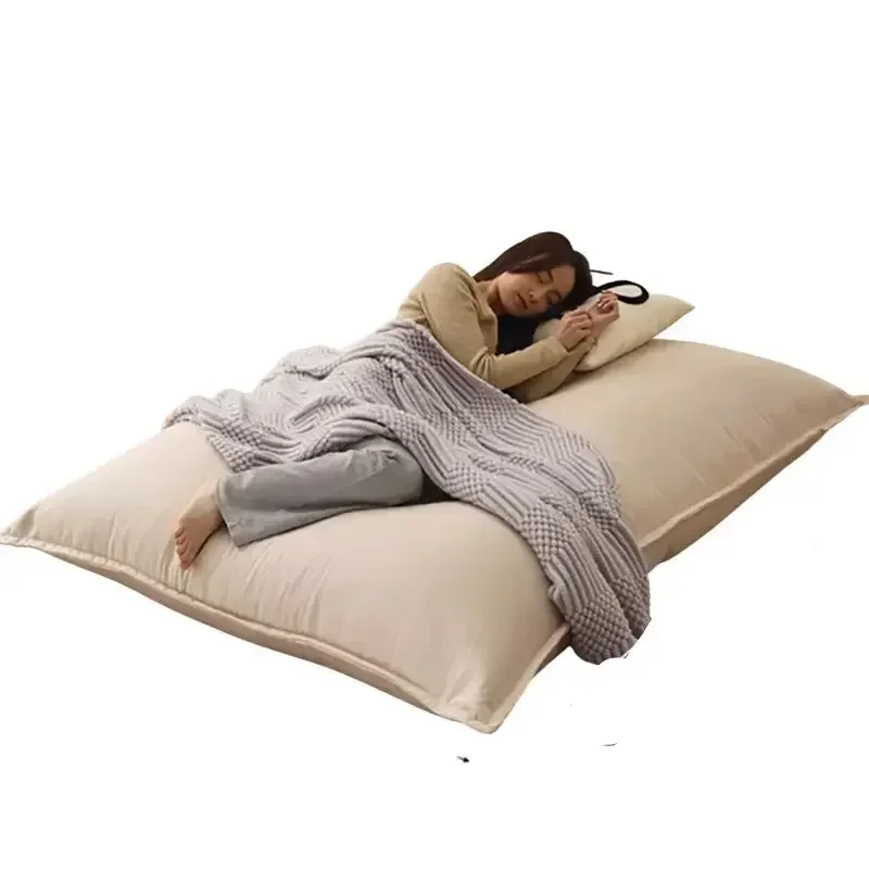 

Sofá De Puff suave para acampar, sillón reclinable para suelo De dormitorio, lectura, cómodo, individual, muebles De salón