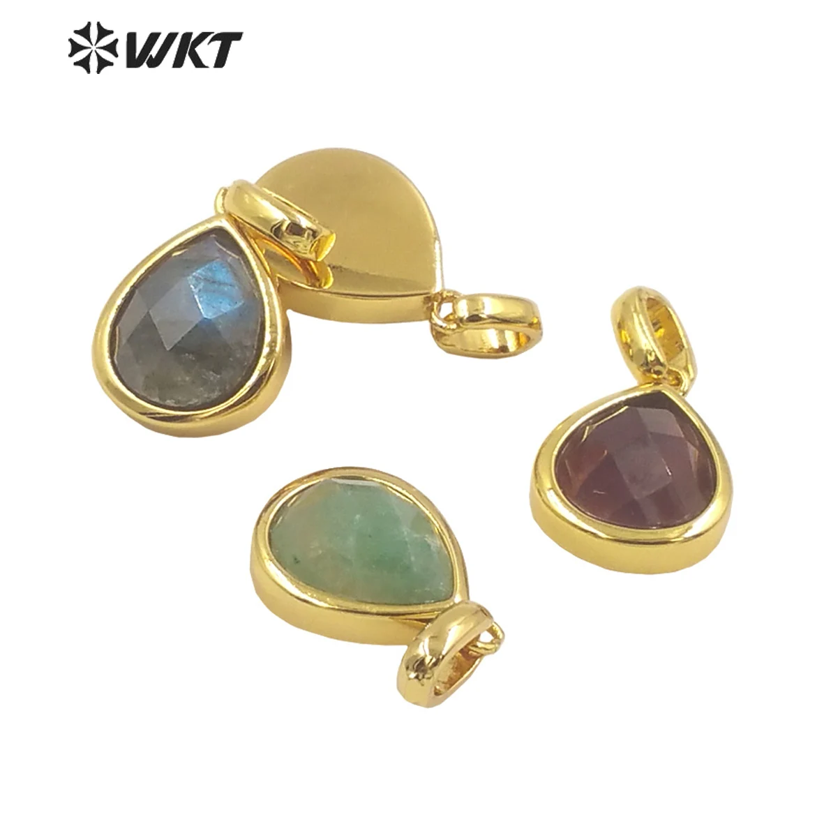 WT-P1836  WKT 2022 Fashion Style With Gemstone Jewelry Pendant Trend Birthday Party Pendant Gold-Plate Pendant Lady INS