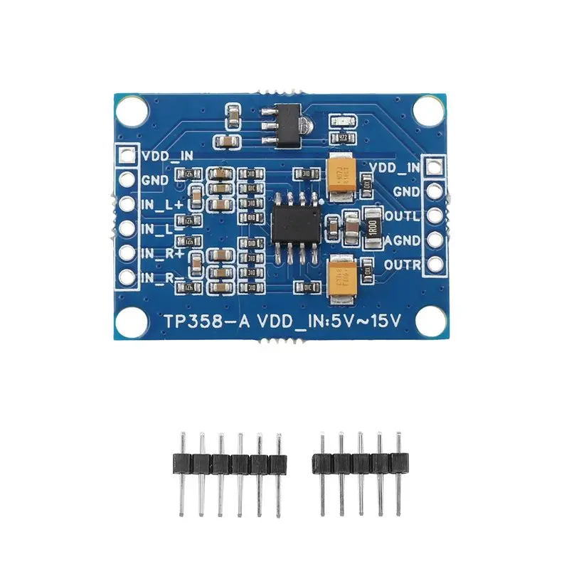 X64A-Differential Analog Audio To Single-Ended Output Module Balanced To Unbalanced Stereo Converter Single-Ended Output Module