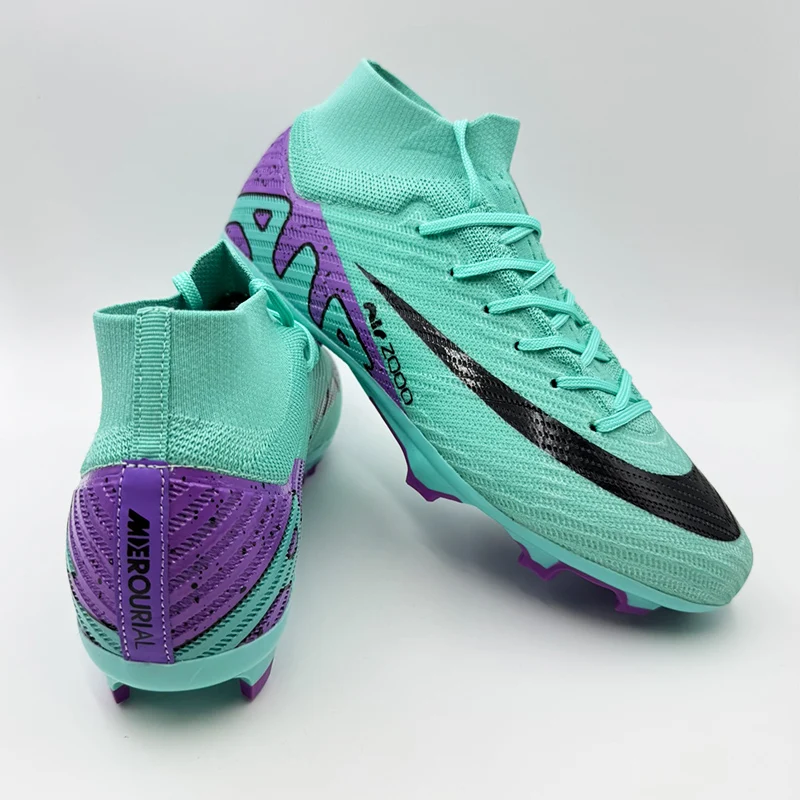 

New TF/FG Soccer Shoes for Men Society Football Boots Professional Studded Top Quality Football Shoes Grass Training Ultralight