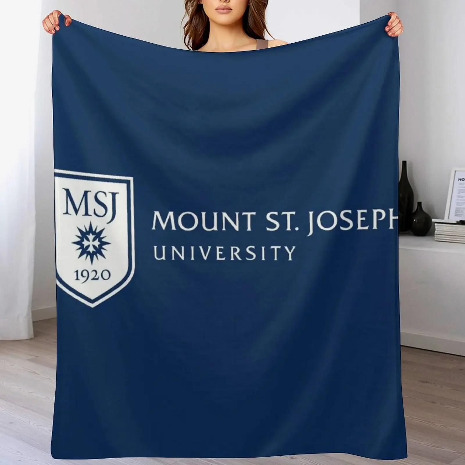 The Mount St. Joseph University Throw Blanket Warm Comfortable Blanket for Office Napping
