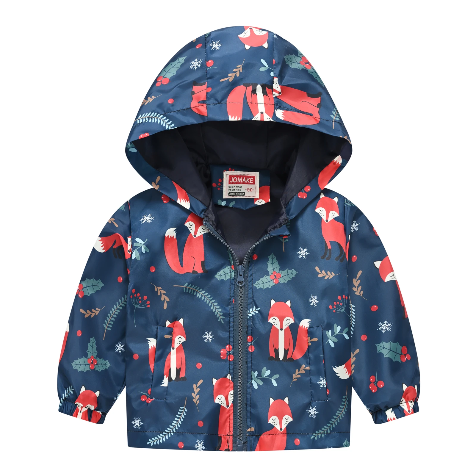 Autumn style new jacket printing children\'s cute hooded jacket Korean version of lightweight fashion jacket