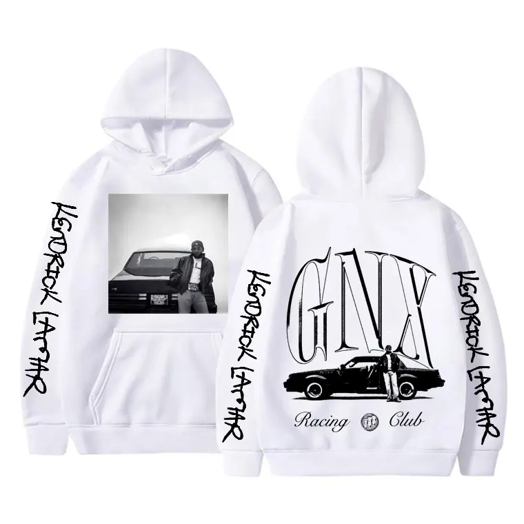 Kendrick Lamar Double Sided Prrint Hoodie Men Women Fleece Cotton Sweatshirt Oversized Hoodies Men's Hip Hop Fashion Streetwear