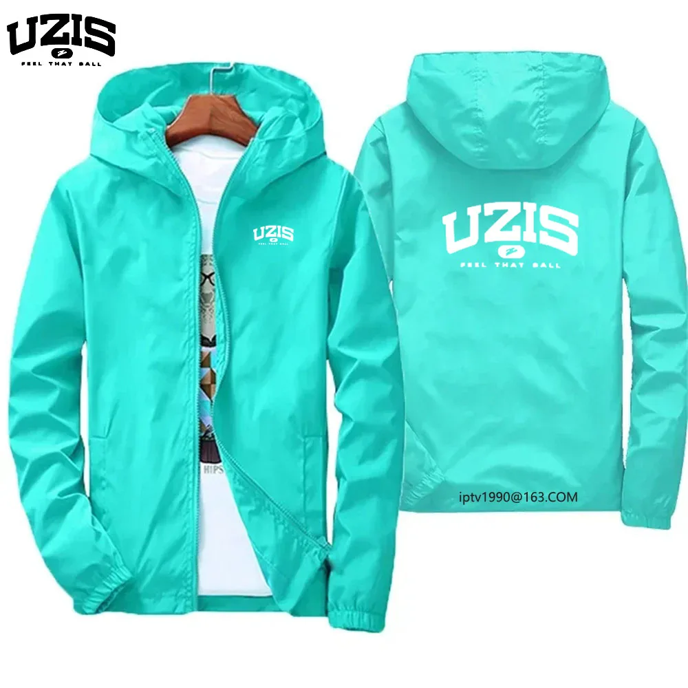 

UZIS brand printed spring and autumn men's best-selling outdoor style hiking wear casual hooded fishing jacket