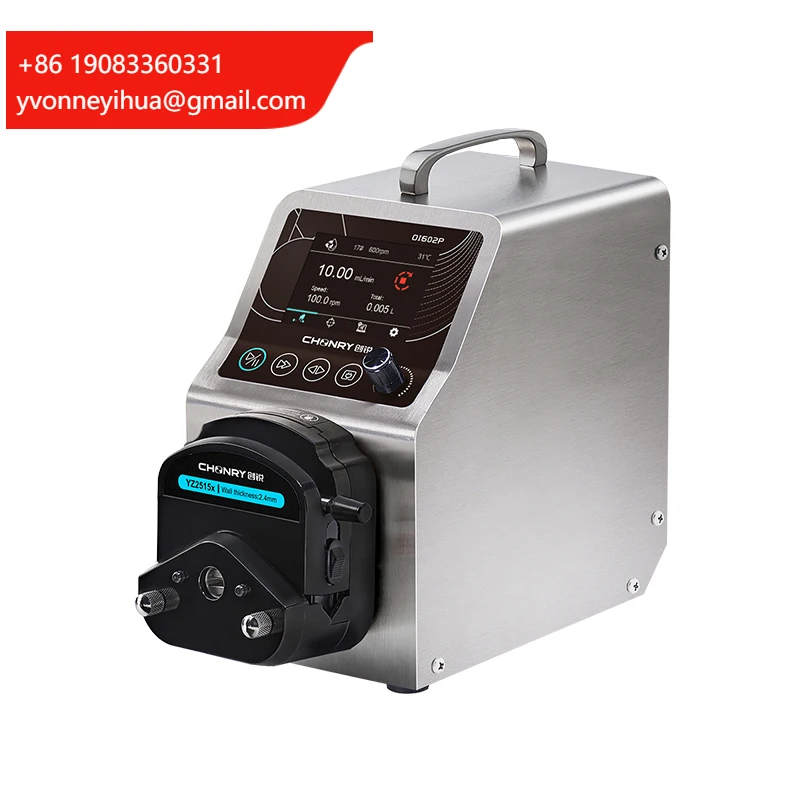 

CHONRY 0I602P Lab Speed Adjustable Peristalt Pump 110V/220V Chocolate Liquid Transfer Manufacturer