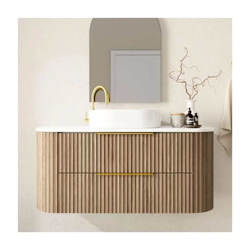 

Modern minimalist high-quality wall-mounted home-style bathroom cabinet for large apartments