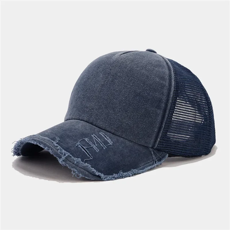 

Spring and Summer Cotton Solid Casquette Baseball Cap Adjustable Snapback Hats for Men and Women 02