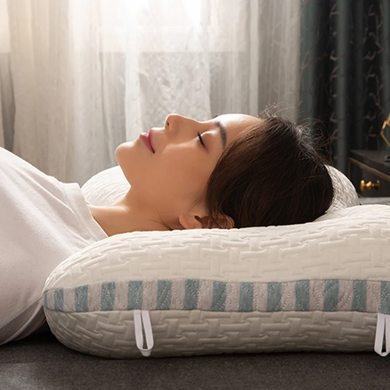 Spa Massage Pillows for Neck Orthopedic Sleeping Pillow Pain Relief Spine Neck Protection Cushion Comfort Travesseiro 베개